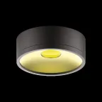 Светильник светодиодный накладной Overhead цилиндр 12W 770lm 4000K 170-240V IP20 140*50мм черный золото LED 1/30 | HD040 | Gauss