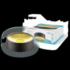 Светильник светодиодный накладной Overhead цилиндр 12W 770lm 4000K 170-240V IP20 140*50мм черный золото LED 1/30 | HD040 | Gauss