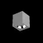 Светильник светодиодный DL-02 Cube накладной 100*110 12W 4000K 35° RAL7045 серый муар | V1-R0-H0360-20000-2001240 | VARTON