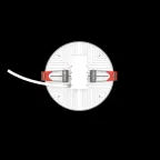 Светильник встраиваемый downlight Elementary Adjustable Frameless FL круг 17W, 1600lm, 4000K, Ø119mm, монтаж 55-95, 1/60 | 9034460218 | Gauss