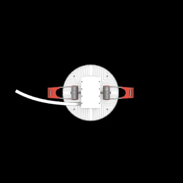 Светильник встраиваемый downlight Elementary Adjustable Frameless FL круг 9W, 800lm, 4000K, Ø85mm, монтаж 55-75, 1/100 | 9034460209 | Gauss