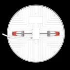 Светильник встраиваемый downlight Elementary Adjustable Frameless FL круг 35W, 3200lm, 4000K, Ø223mm, монтаж 55-190, 1/30 | 9034460236 | Gauss