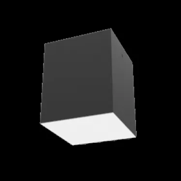Светодиодный светильник DL-Box накладной 18 Вт 4000 К 140x140x170 мм RAL9005 черный муар с рассеивопал DALI | V1-R0-90819-20D01-2001840 | VARTON