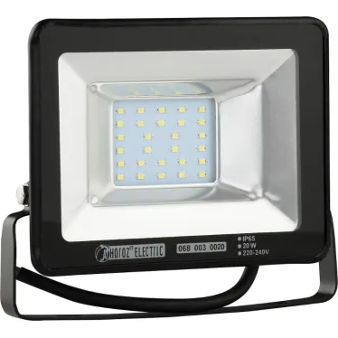Прожектор светодиодный HL176LE 20W 6400K Черный (068-003-0020) | HRZ00001136 | HOROZ