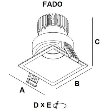 Светильник светодиодный FADO 07 WH D45 4000K (with driver) | 1722000020 | Световые Технологии