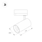Светильник LGD-SPOT-2TR-R45-7W Warm3000 (GD, 24 deg, 230V) (Arlight, IP20 Металл, 3 года) | 042541 | Arlight