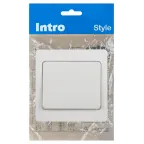 Кнопка Intro 7-109-01 Style 10А-250В, IP20, СУ, белый