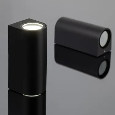 Декоративная подсветка WL39 BK MR16/GU10 (2 шт.), черный, для интерьера, фасадов зданий | Б0054412 | ЭРА