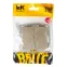 BRITE Выключатель двухклавишный с индикацией 10А ВС10-2-1-БрШ шампань