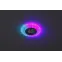 Светильник точечный DK LD6 BL/WH декор cо светодиодной подсветкой (белый), голубой