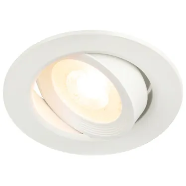 Светильник светодиодный встраиваемый KL LED 22A-5 3K WH LED круглый поворотн. LED SMD 5W 3000K белый | Б0037036 | ЭРА