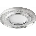Светильник точечный встраиваемый под лампу, с LED подсветкой CD959 15LED*2835 SMD 4000K, MR16 50W G5.3, прозрачный | 32649 | FERON