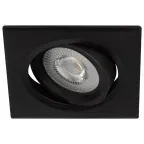 Светильник светодиодный встраиваемый KL LED 21A-5 4K BK квадратный поворотн. SMD 5W 4000K | Б0039688 | ЭРА