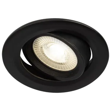 Светильник светодиодный встраиваемый KL LED 22A-5 4K BK круглый поворотн. LED SMD 5W 4000K ч | Б0039687 | ЭРА