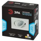 Светильник светодиодный встраиваемый KL LED 21A-5 3K WH LED квадратный поворотн. LED SMD 5W 3000K белый | Б0037034 | ЭРА