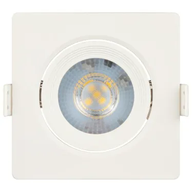 Светильник светодиодный встраиваемый KL LED 21A-5 3K WH LED квадратный поворотн. LED SMD 5W 3000K белый | Б0037034 | ЭРА