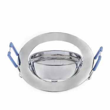 Светильник встраиваемый литой под лампу KL1A CH /1 поворотный MR16, 12V/220V, 50W хром (100/2100) | Б0048969 | ЭРА