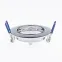 Светильник встраиваемый литой под лампу KL1A CH /1 поворотный MR16, 12V/220V, 50W хром (100/2100) | Б0048969 | ЭРА