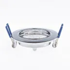 Светильник встраиваемый литой под лампу KL1A CH /1 поворотный MR16, 12V/220V, 50W хром (100/2100) | Б0048969 | ЭРА