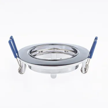 Светильник встраиваемый литой под лампу KL1A CH /1 поворотный MR16, 12V/220V, 50W хром (100/2100) | Б0048969 | ЭРА
