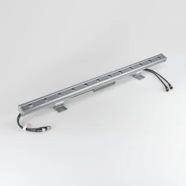 Прожектор светодиодный архитектурный AR-LINE-1000L-48W-24V RGB-Day4000 (Grey, 15x45 deg, DMX512) | 027282 | Arlight
