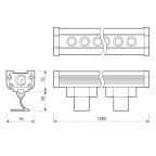 Прожектор светодиодный архитектурный AR-LINE-1000L-36W-220V White (Grey, 30 deg) | 024307 | Arlight