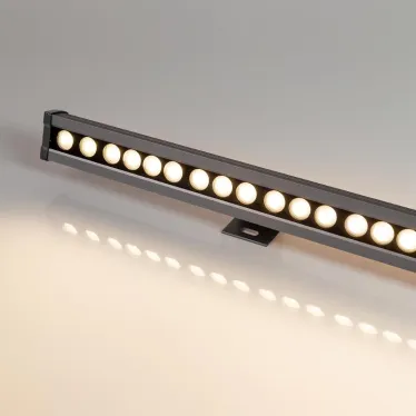 Прожектор светодиодный архитектурный AR-LINE-1000L-36W-220V Warm (Grey, 30 deg) | 024306 | Arlight