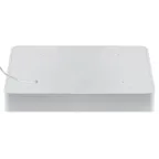 Светильник LED Geometria Quadro SPO-163-W-40K-050 50Вт 4000К 3700Лм IP40 600х80 белый подвесной драйвер внутри