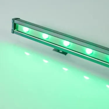 Прожектор светодиодный архитектурный AR-LINE-1000L-48W-24V RGB-Warm3000 (Grey, 15x45 deg, DMX512) | 027958 | Arlight