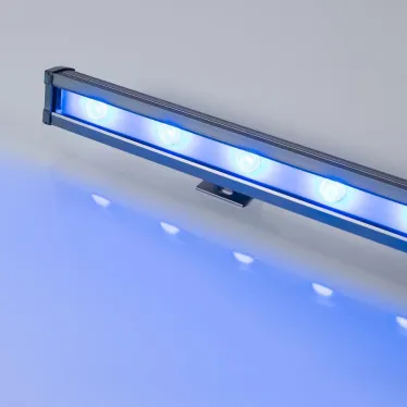Прожектор светодиодный архитектурный AR-LINE-1000L-48W-24V RGB-Warm3000 (Grey, 15x45 deg, DMX512) | 027958 | Arlight
