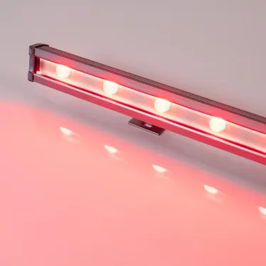 Прожектор светодиодный архитектурный AR-LINE-1000L-48W-24V RGB-Warm3000 (Grey, 15x45 deg, DMX512) | 027958 | Arlight