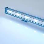 Прожектор светодиодный архитектурный AR-LINE-1000L-48W-24V RGB-Warm3000 (Grey, 15x45 deg, DMX512) | 027958 | Arlight