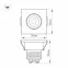Светодиодный светильник LTM-S50x50WH 5W Warm White 25deg | 020759 | Arlight