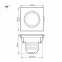 Светодиодный светильник LTM-S46x46WH 3W Day White 30deg | 014918 | Arlight