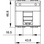 BRAVA Розетка компьютерная RJ45 категория 5е разъем PcNet
