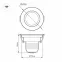 Светодиодный светильник LTM-R45WH 3W Warm White 30deg | 015398 | Arlight
