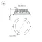 Светодиодный светильник LTD-220WH-FROST-30W Warm White 110deg | 021070 | Arlight