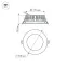 Светодиодный светильник LTD-105WH-FROST-9W Day White 110deg (ARL, Металл) | 021492 | Arlight