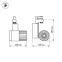 Светодиодный светильник LGD-537WH-40W-4TR Warm White 38deg | 022550 | Arlight