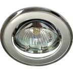                  Светильник точечный встраиваемый под лампу 301T-MR16 50W G5.3 серый-хром/ Pearl Chrome-Chrome | 17533 | FERON
               