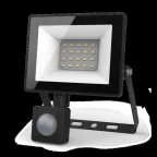 Прожектор светодиодный LED 20W 1380lm IP65 6500К с датчиком движения | 628511320 | Gauss
