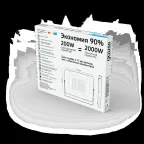 Прожектор светодиодный Elementary 200W 16800lm 6500К 200-240V IP65 черный LED 1/2 | 691511200 | Gauss