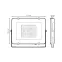 Прожектор светодиодный Elementary 200W 16800lm 6500К 200-240V IP65 черный LED 1/2 | 691511200 | Gauss