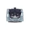 BRITE Розетка с заземлением с защитными шторками и крышкой 16А IP44 РСбш10-3-44-БрТБ темная бронза