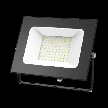 Прожектор светодиодный Elementary 100W 9475lm 4000К 175-265V IP65 черный LED 1/4 | 613100110 | Gauss