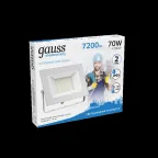 Прожектор светодиодный 70W 4900lm IP65 6500К белый | 613120370 | Gauss