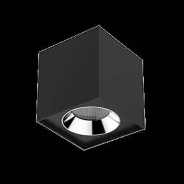 Светильник светодиодный DL-02 Cube накладной 150*160 36W 4000K 35° RAL9005 черный муар | V1-R0-T0360-20000-2003640 | VARTON