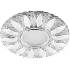                  Светильник встраиваемый с белой LED подсветкой CD917 потолочный MR16 G5.3 прозрачный-матовый | 29536 | Feron
               