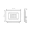 Прожектор светодиодный  Elementary 50W 4475lm 4000К 200-240V IP65 черный LED 1/10 | 613100250 | Gauss