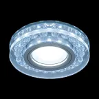 Светильник точечный встраиваемый Backlight BL045 Кругл. Кристалл/Хром, Gu5.3, LED 4100K | BL045 | Gauss